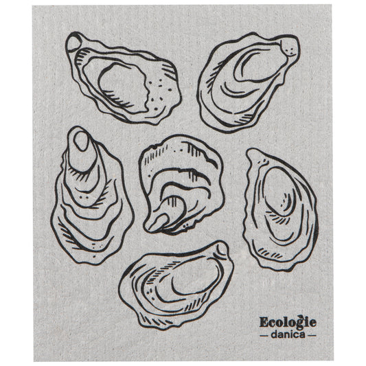 Oysters Swedish Dishcloth