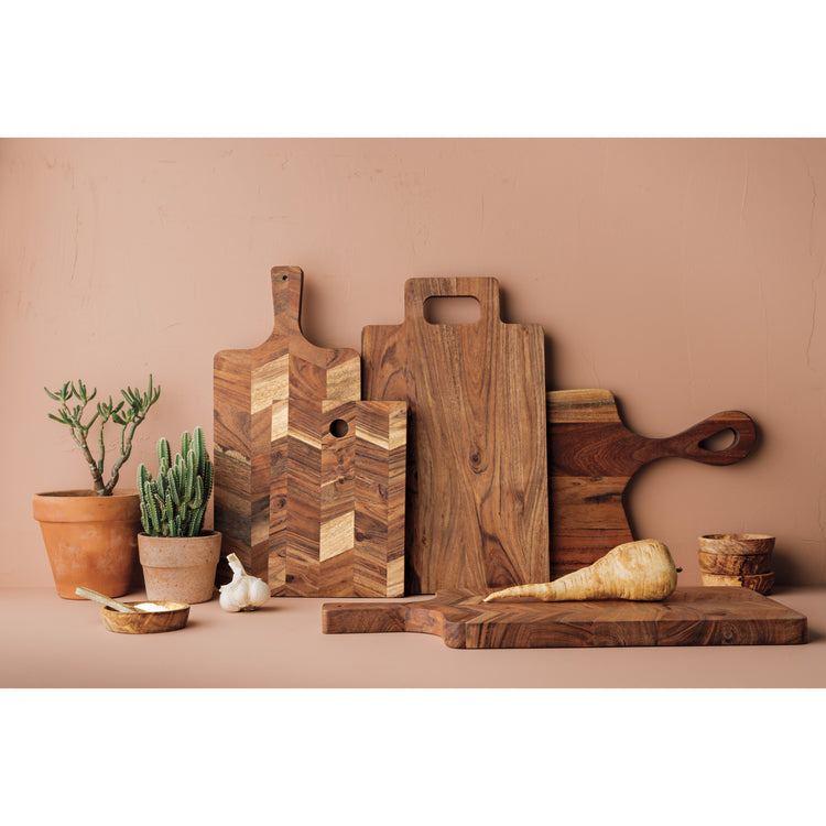 Acacia Rustic Edge Serving Paddle 23 in