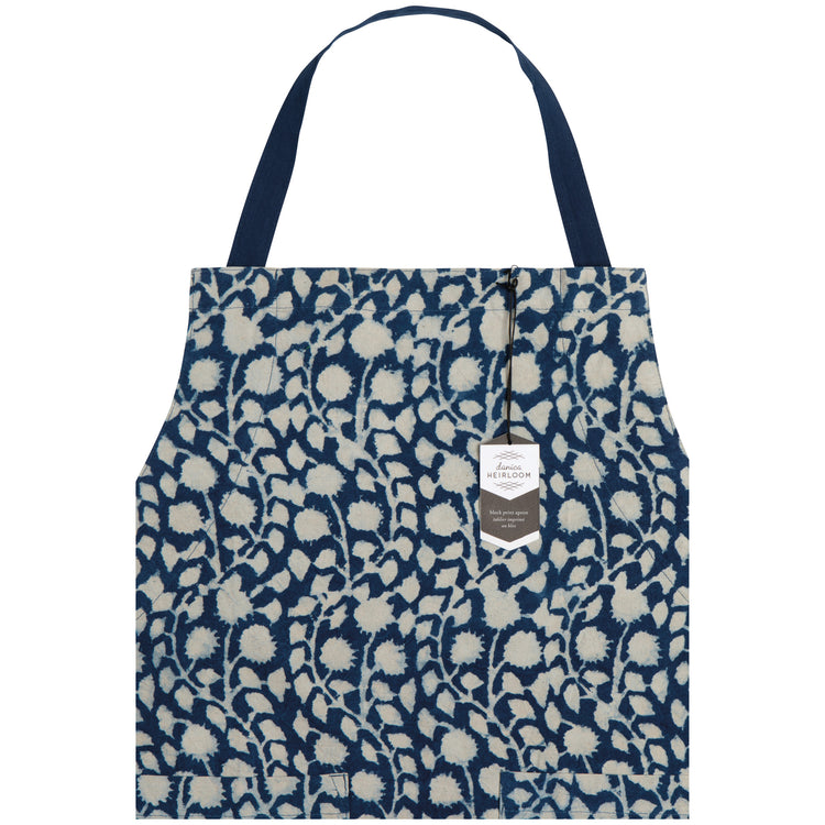 Vinebloom Block Print Apron