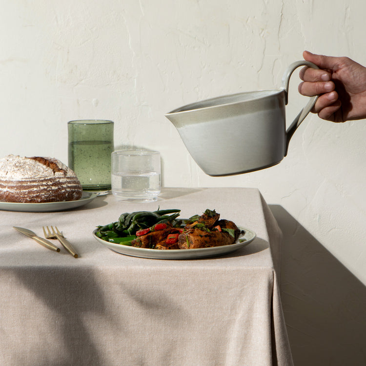 Aquarius Sage Gravy Boat