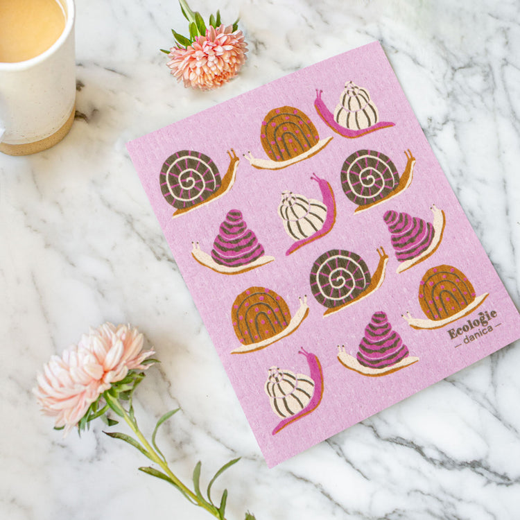 Snails Swedish Dishcloth