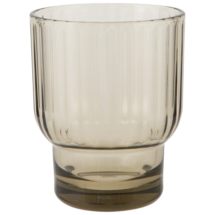 Acrylic Fluted DOF Glass - Olive Green