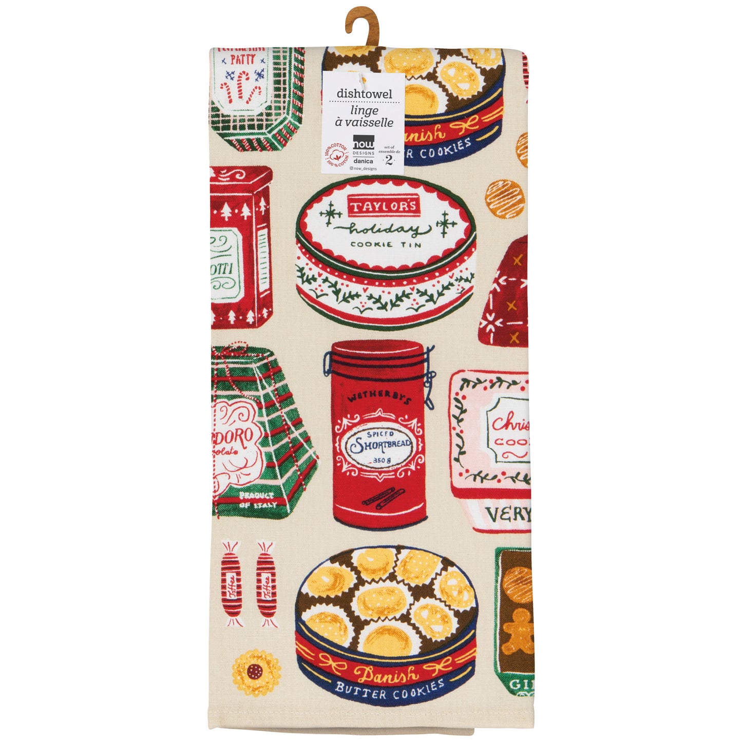 Sugar & Spice Christmas Dishtowels Set of 2