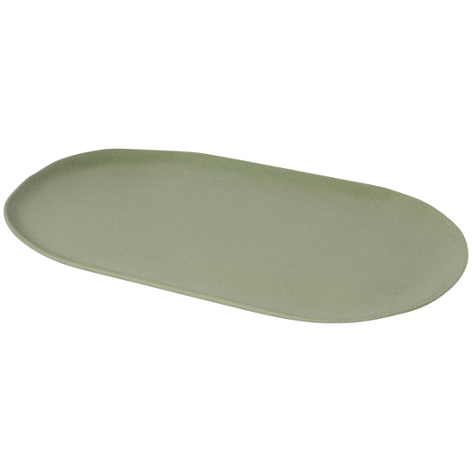 Fresco Melamine Serving Platter - Moss