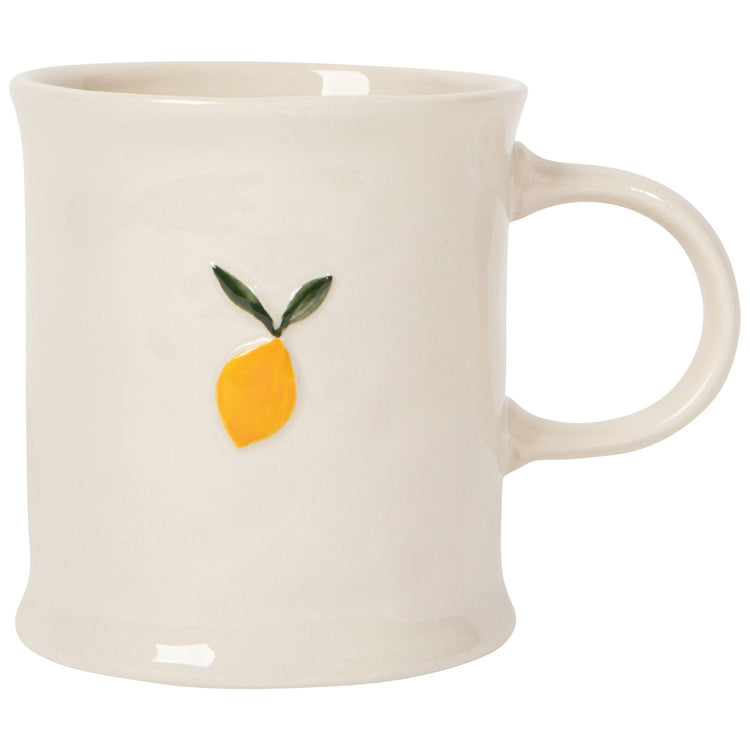 Lemon Embossed Mug