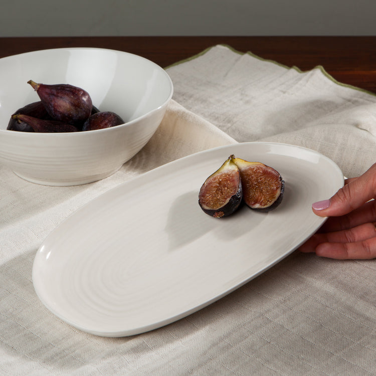 Aquarius Oyster Oval Platter 10.5 Inch