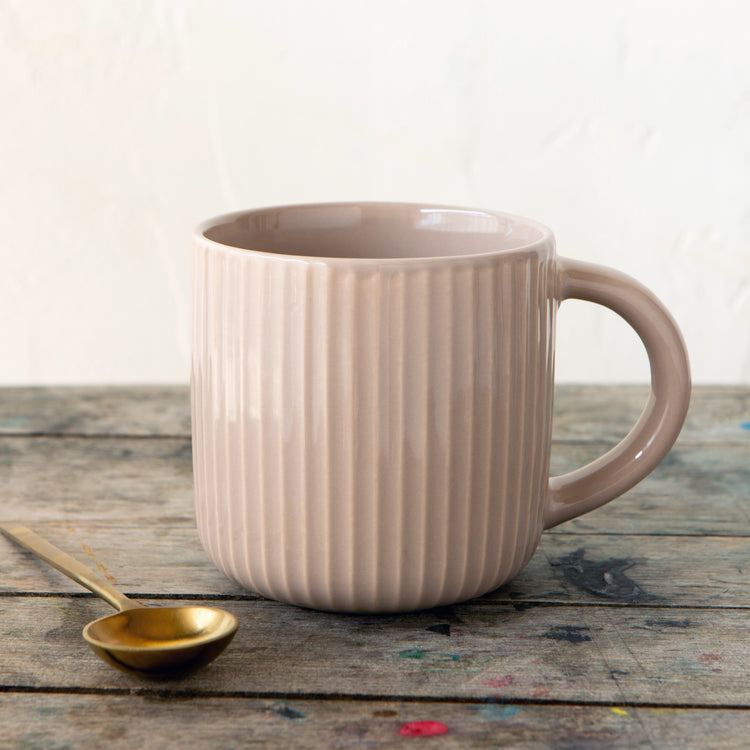 Fluted Mug - Driftwood