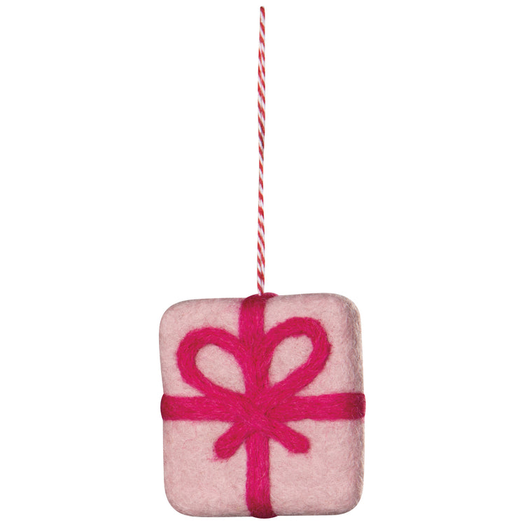 Presents Felt Christmas Tree Ornaments - 3 Assorted Styles