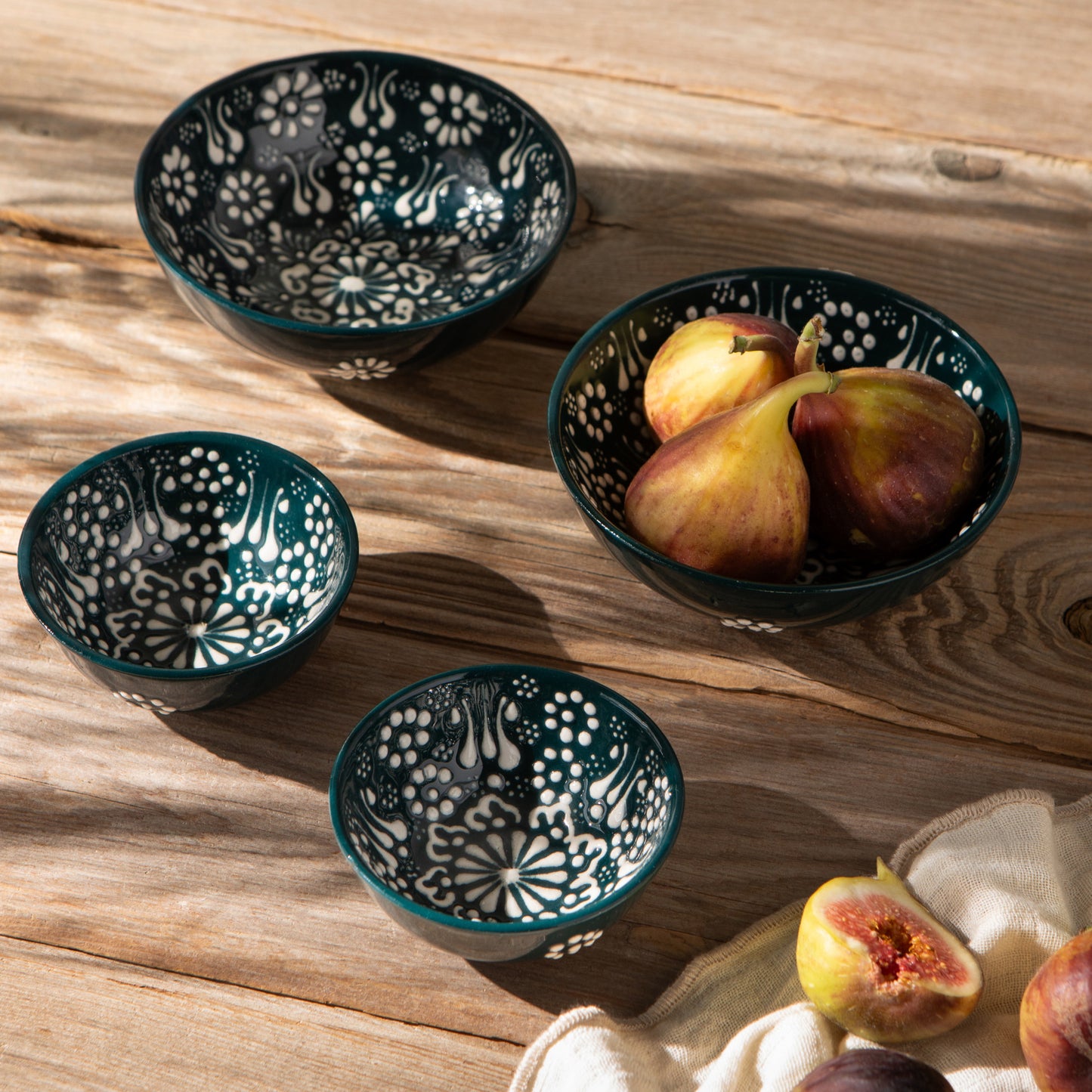 Hand-painted Turkish Bowl 3.5 inch - Evani Forest