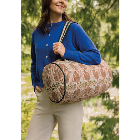 Peregrine Block Print Weekender Bag
