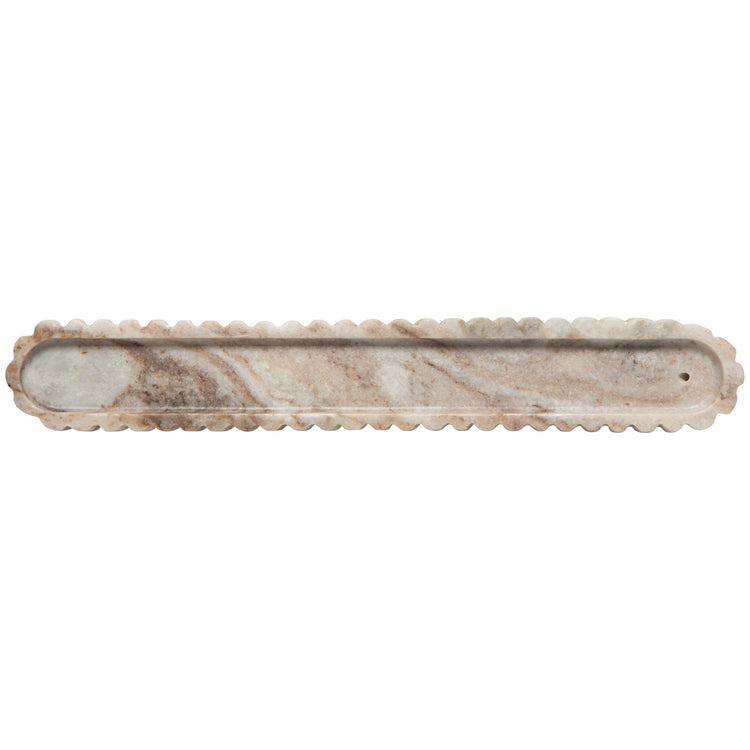 Brown Marble Incense Holder