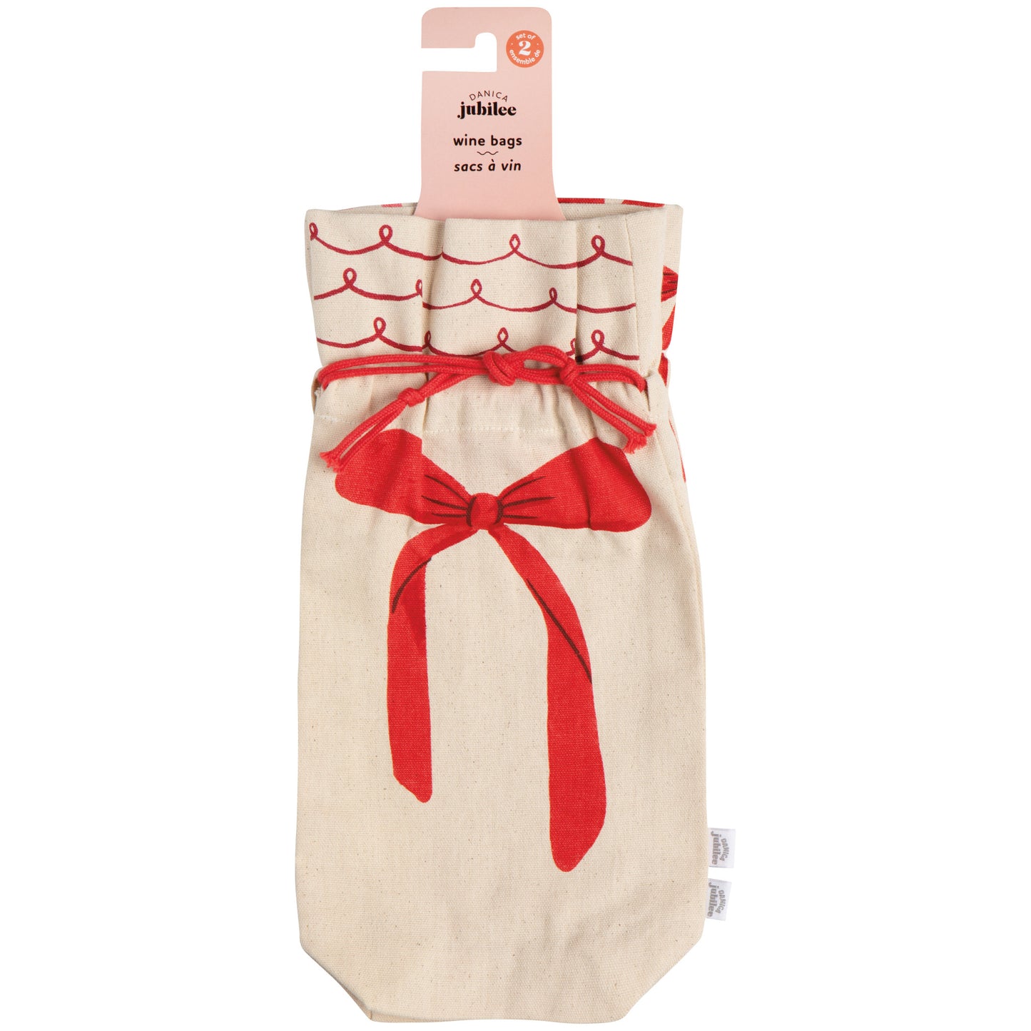 Bowtique Wine Bags Set of 2