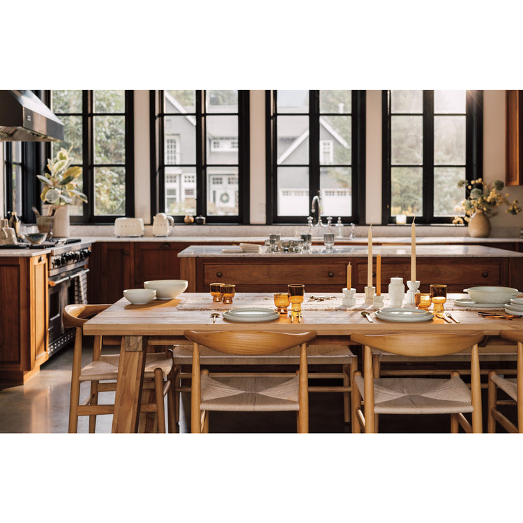 Petra Travertine Candle Holder Tall