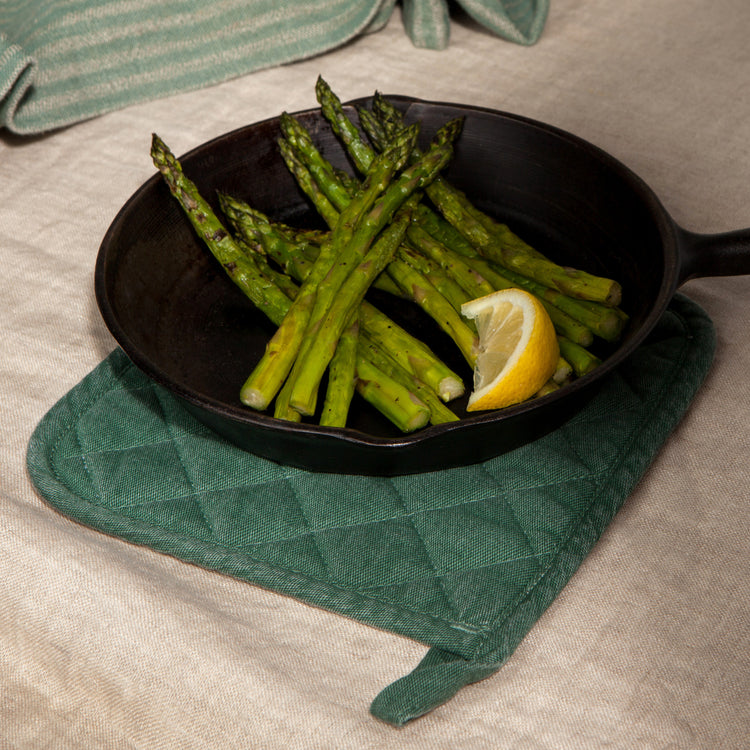 Jade Green Stonewash Potholder