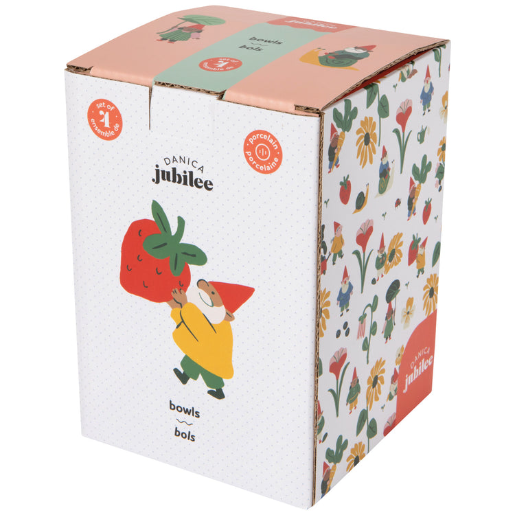 Gnome Grown Bowls Set of 4 Assorted