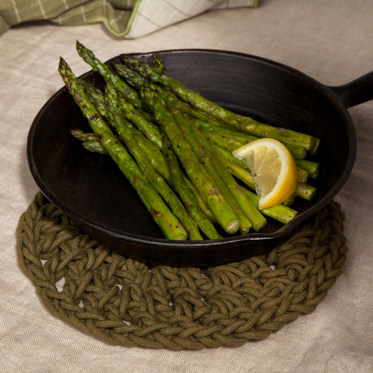 Olive Branch Knotted Trivet