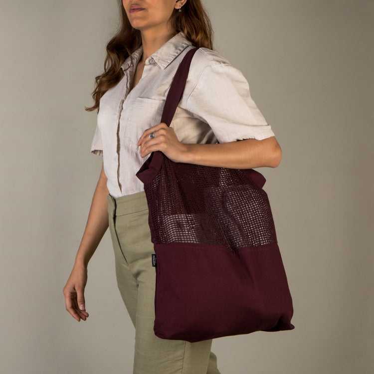 Ash Plum Mercado Tote Bag