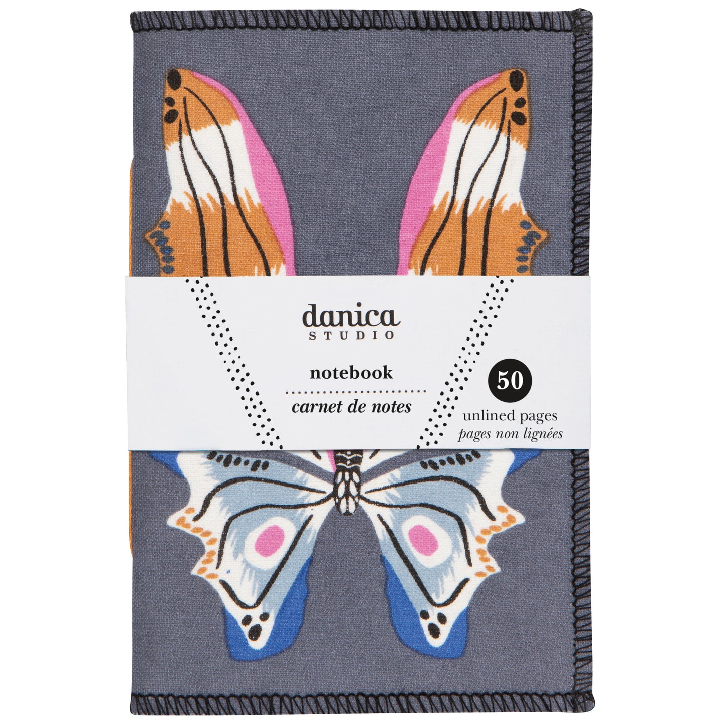 Aurora Printed Fabric Cover Notebook