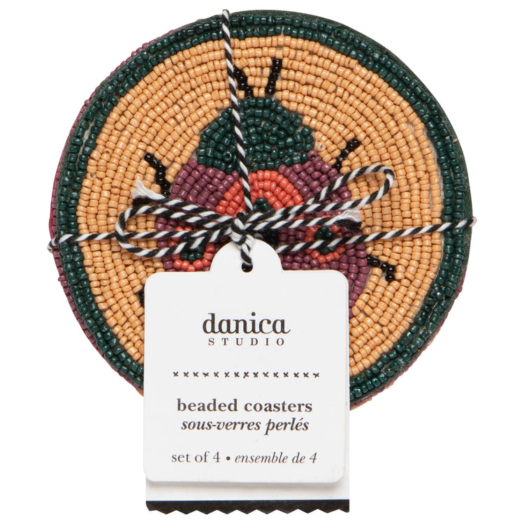 Amulet Beaded Coasters Set of 4