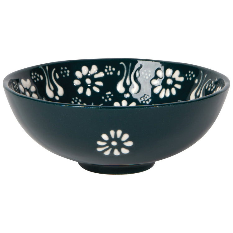Hand-painted Turkish Bowl 5 inch - Evani Forest