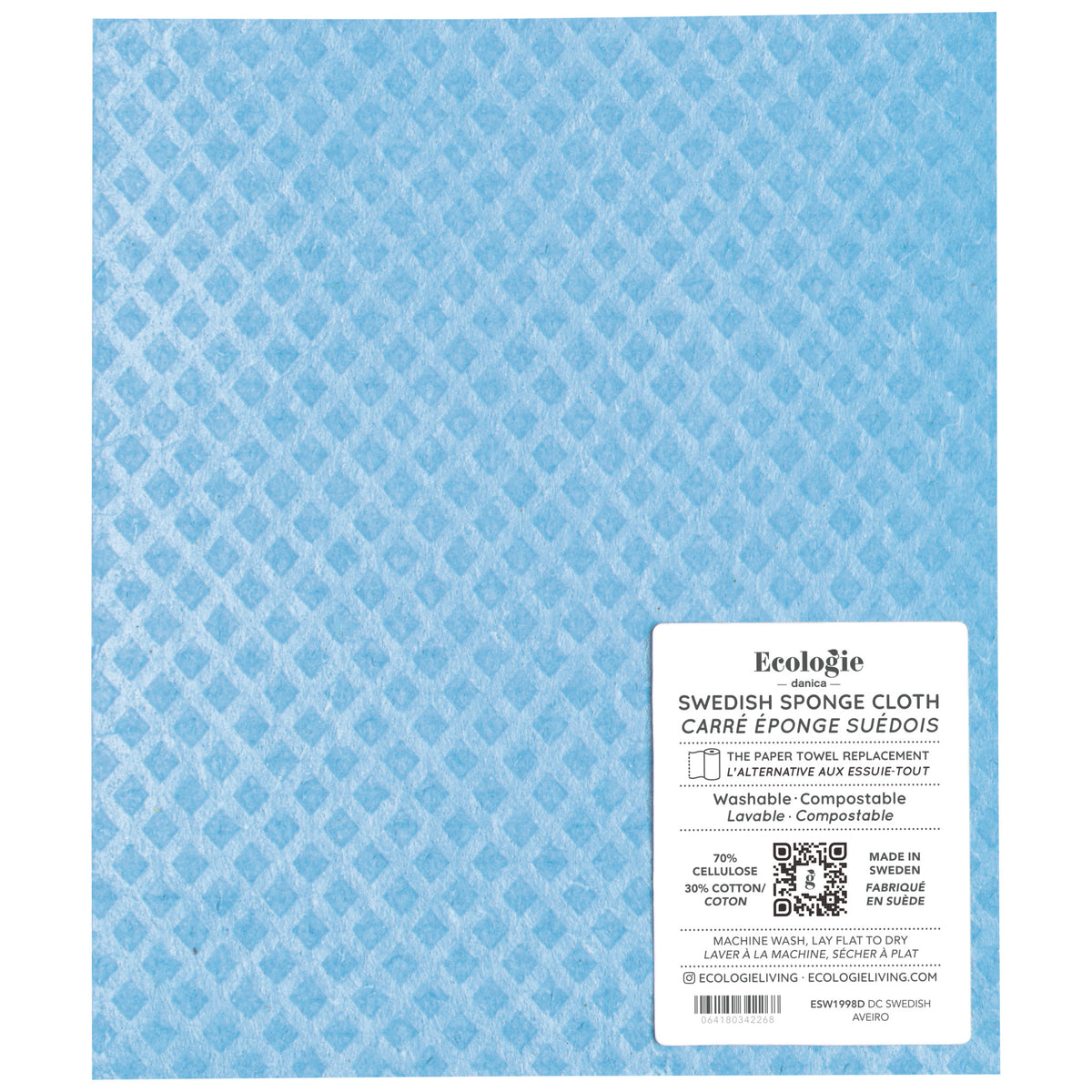Rubber Duckies Swedish Dishcloth