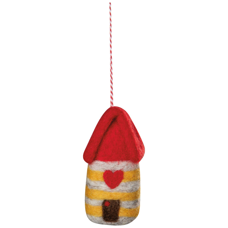 Yuletide Felt Christmas Tree Ornaments - 3 Assorted Styles