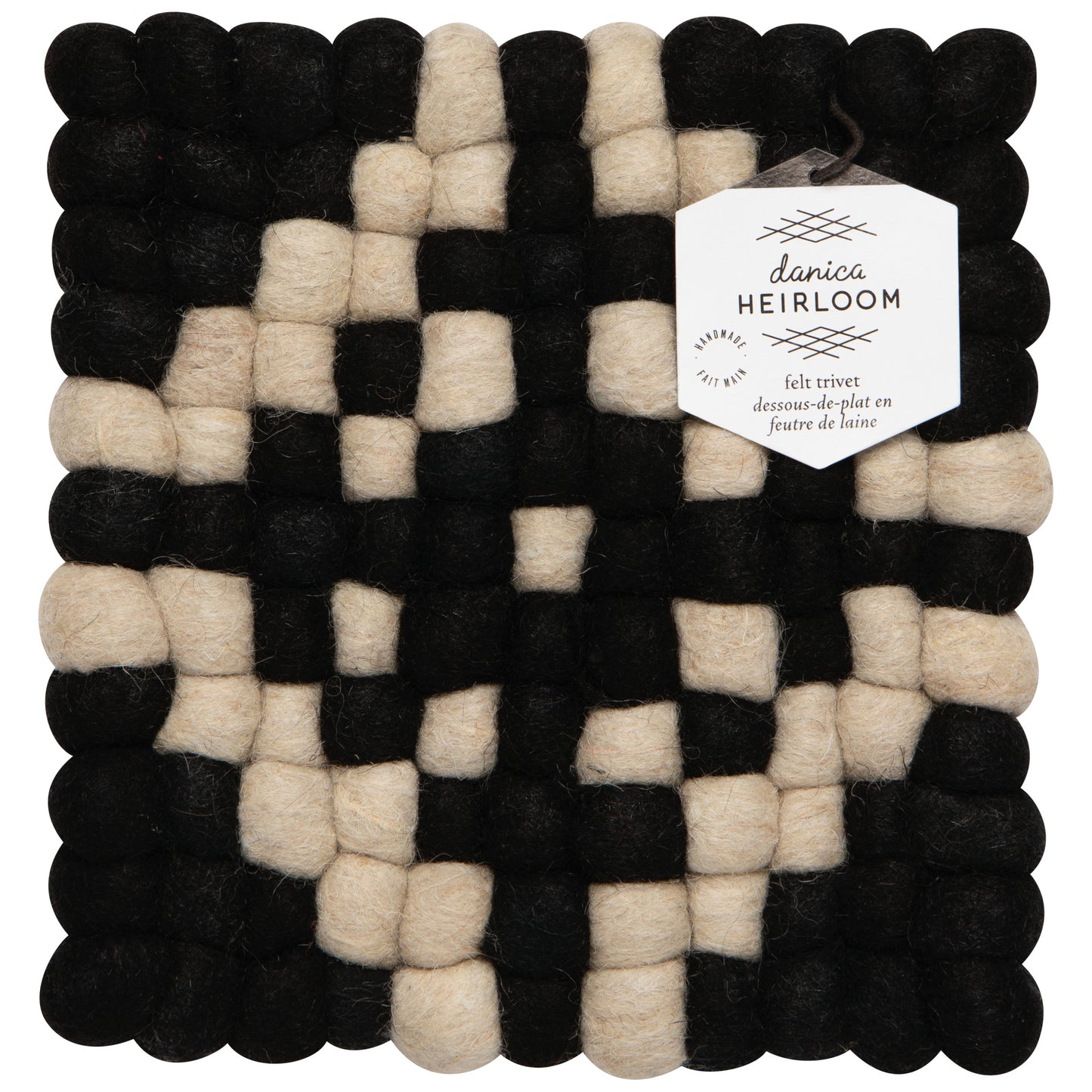 Ember Wool Felt Ball Trivet