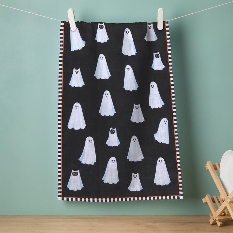 Kindred Spirits Halloween Dishtowel