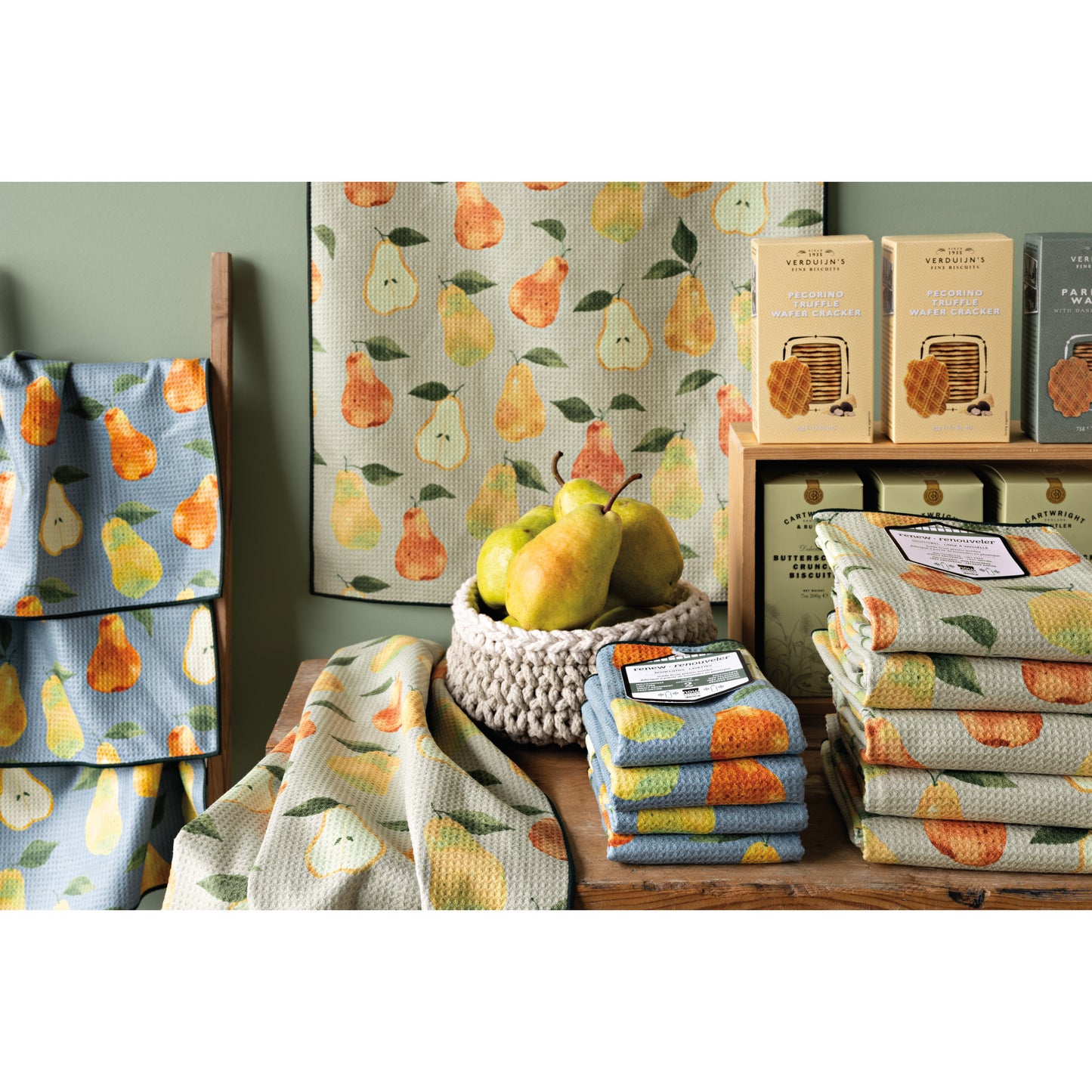 Heritage Pear Recycled Microfibre Dishtowel
