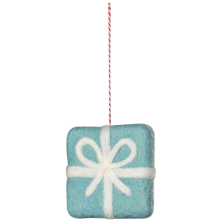 Presents Felt Christmas Tree Ornaments - 3 Assorted Styles