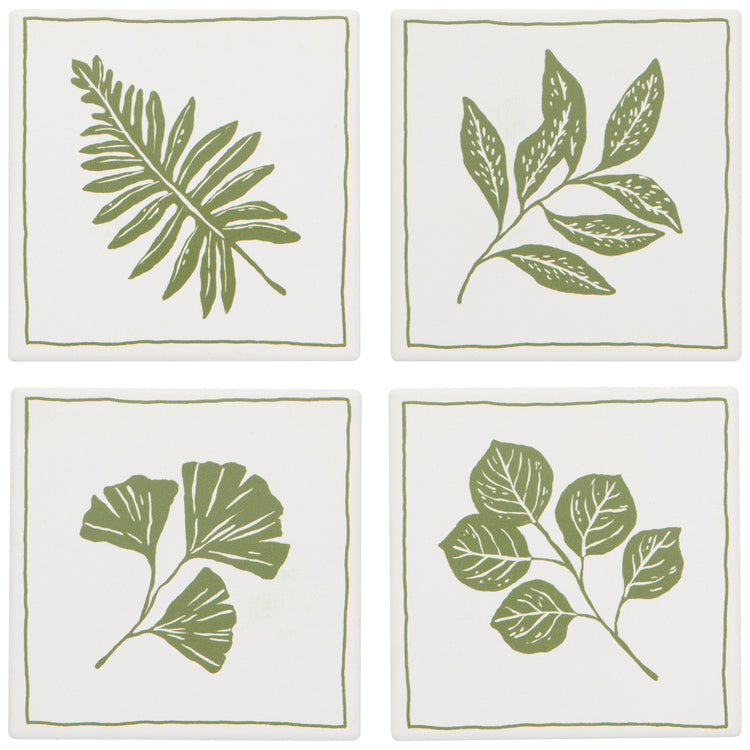 Fern & Frond Soak Up Coasters Set of 4