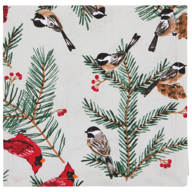 Birds & Boughs Christmas Napkins Set of 4