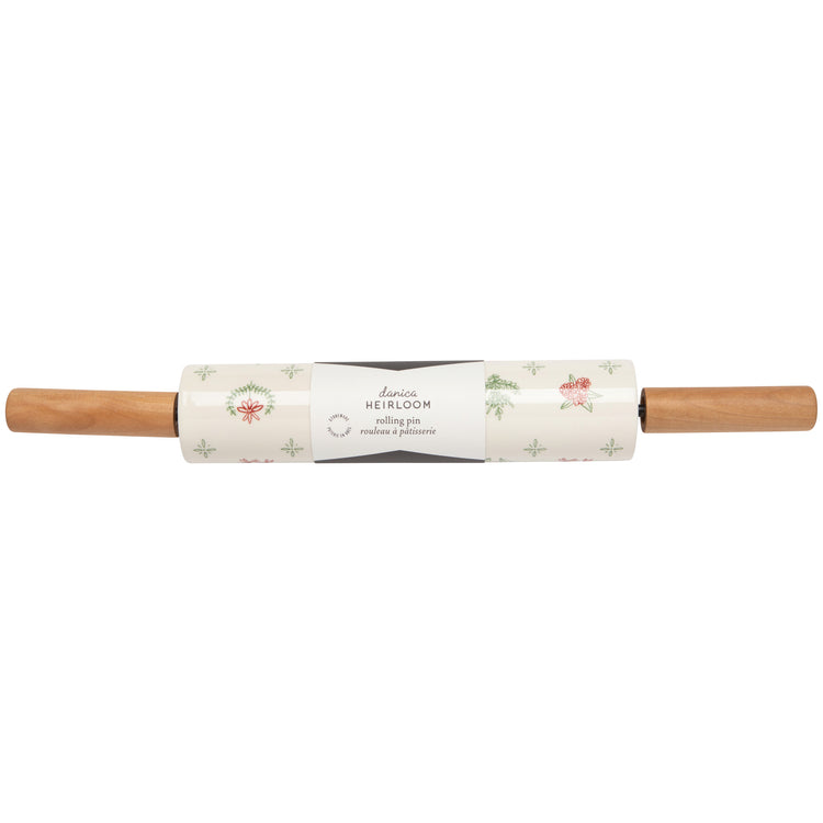 Camellia Stoneware Rolling Pin