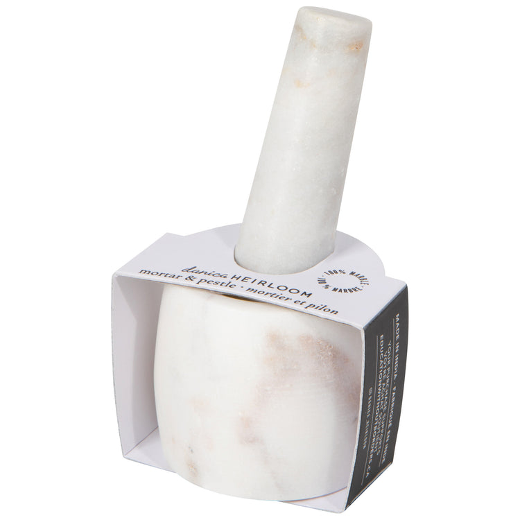 White Marble Mortar and Pestle Small
