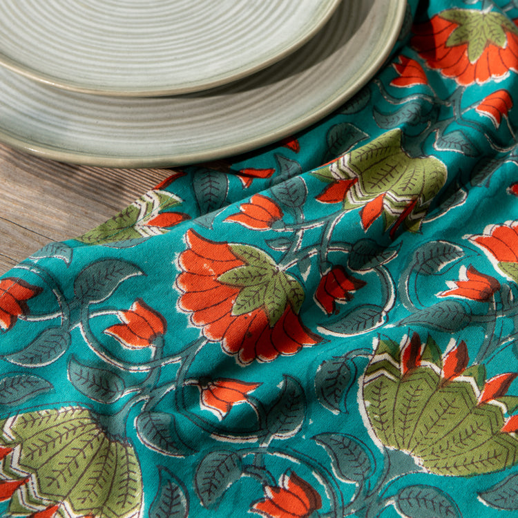 Allure Block Print Dishtowel