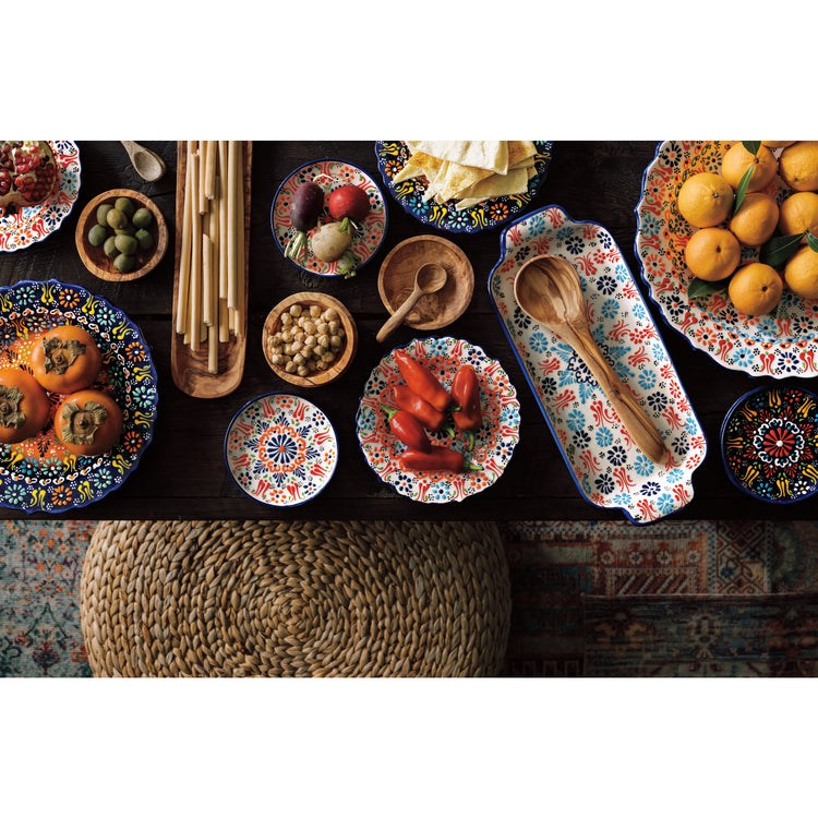 Olive Wood Pinch Bowls Set of 4