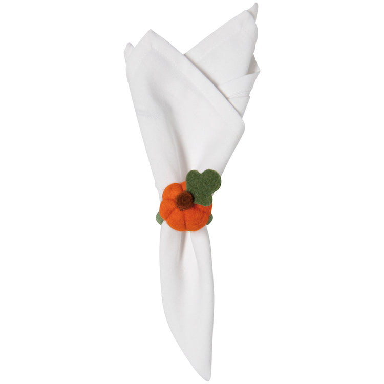 Autumn Plenty Thanksgiving Felt Napkin Ring