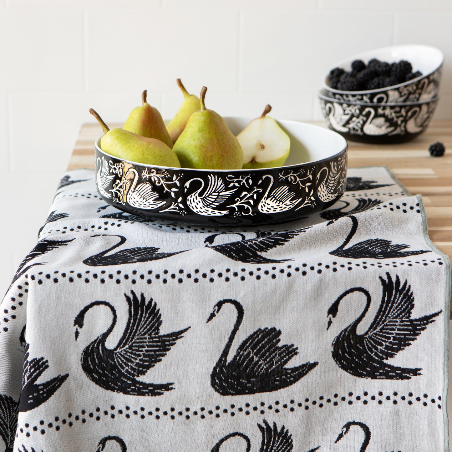 Swan Song Imprint Serving Bowl
