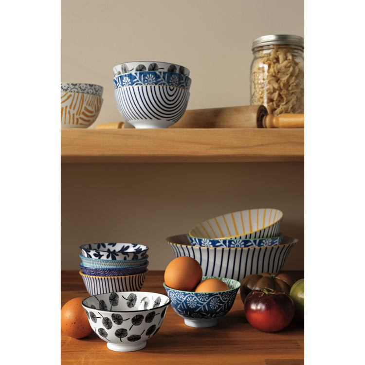 Sunburst Stamped Bowl 6 inch