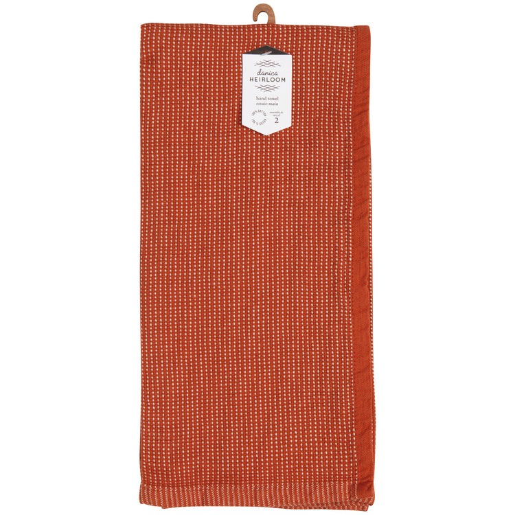 Cinammon Stick Dash Hand Towels Set of 2
