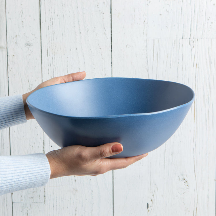 Fresco Melamine Serving Bowl - Marine Blue