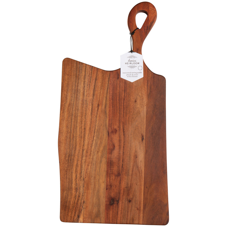 Acacia Rustic Edge Serving Paddle 23 inch