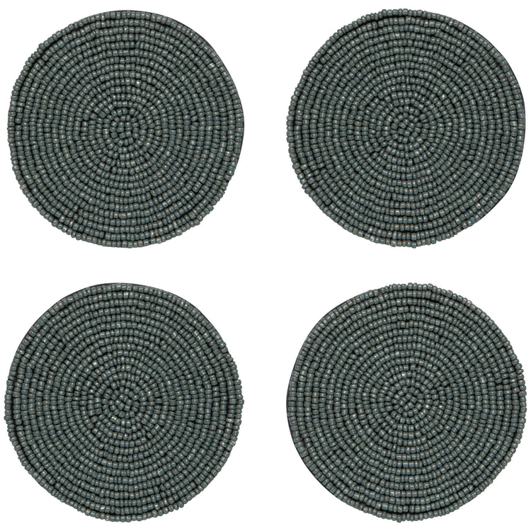 Lagoon Beaded Coasters Set of 4