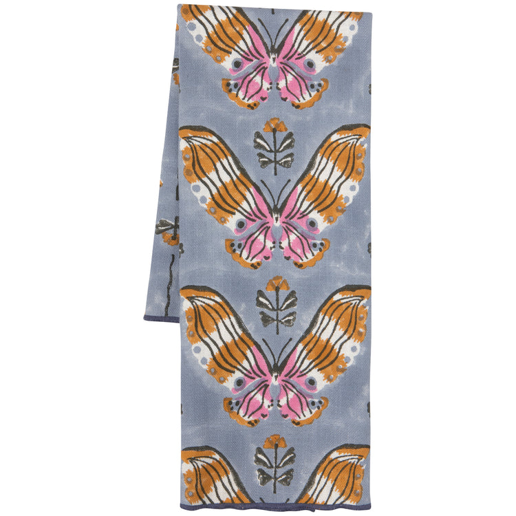 Aurora Block Print Dishtowel