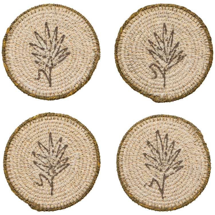 Sylvan Seagrass Coasters Set of 4