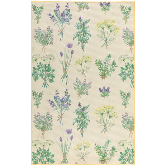 Fresh Herbs Recycled Microfibre Dishtowel