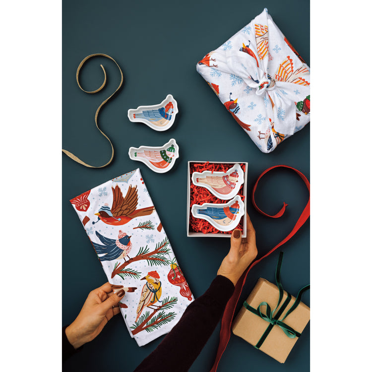 Season's Tweetings Christmas Pinch Bowls Set of 6