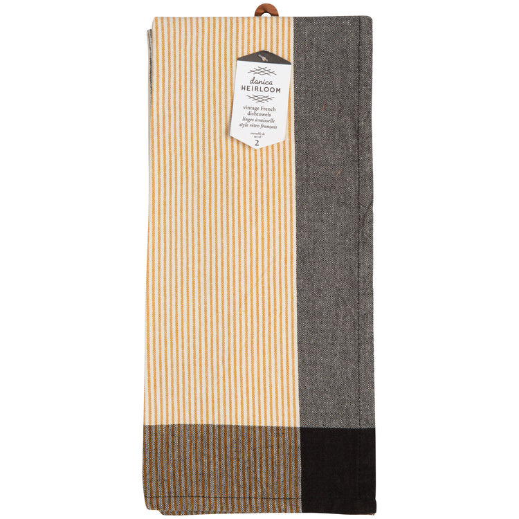 Shadow Array Stripe Dishtowel Set of 2