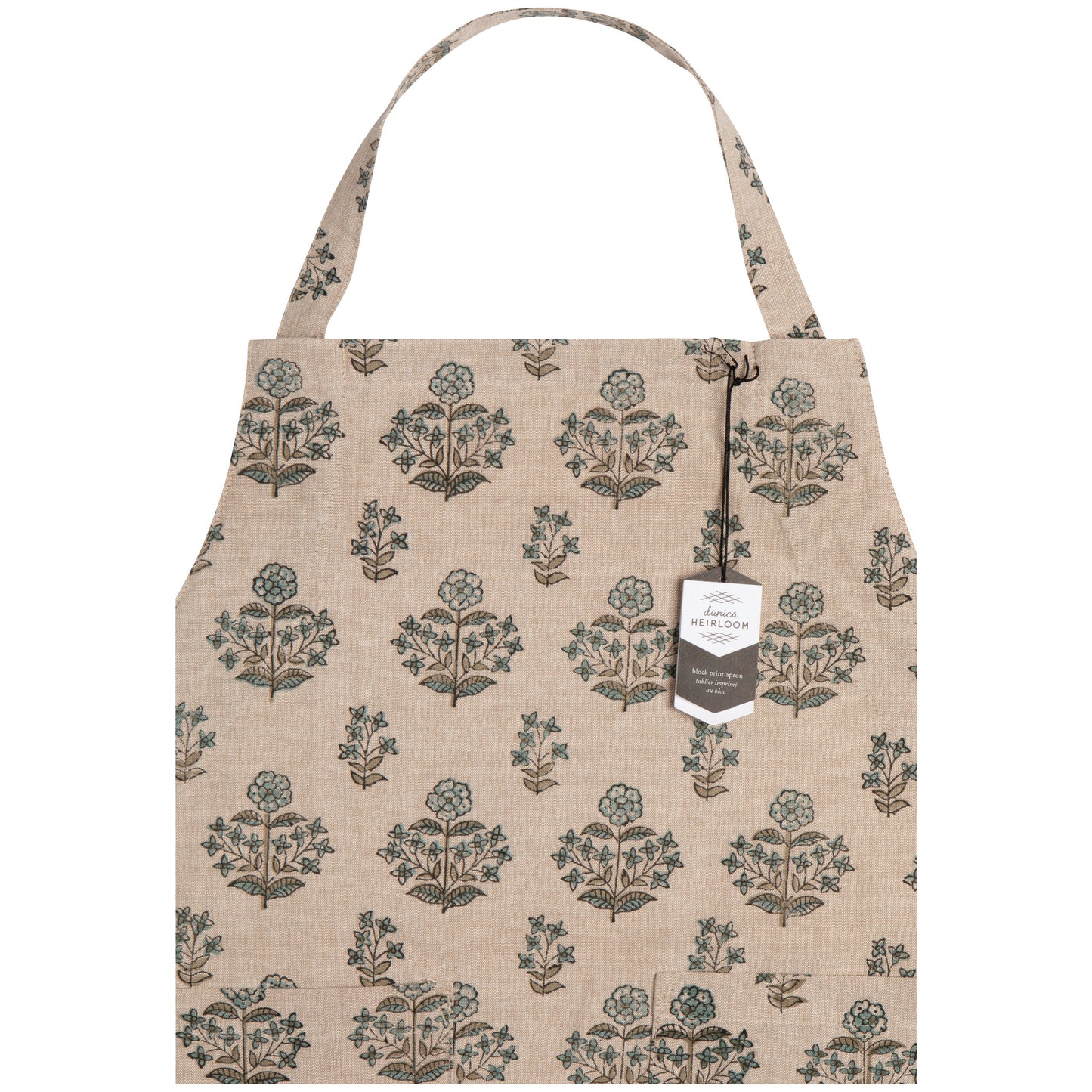 Salvia Block Print Apron