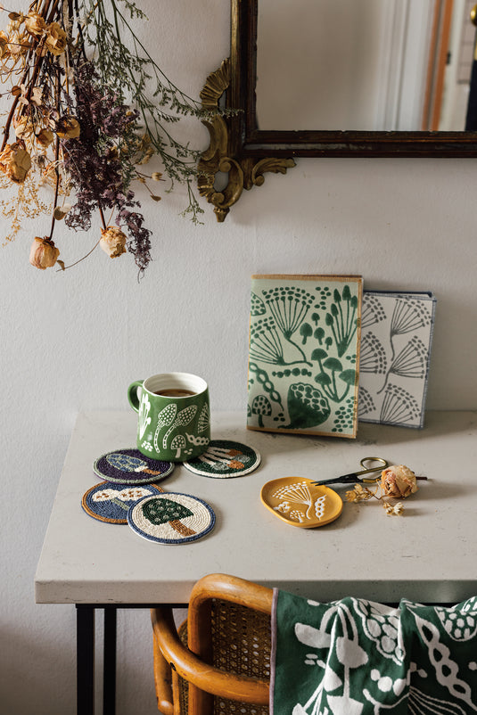 A collection of patterns and images that share the beauty created when the world of our imaginations interweaves with the world around us.